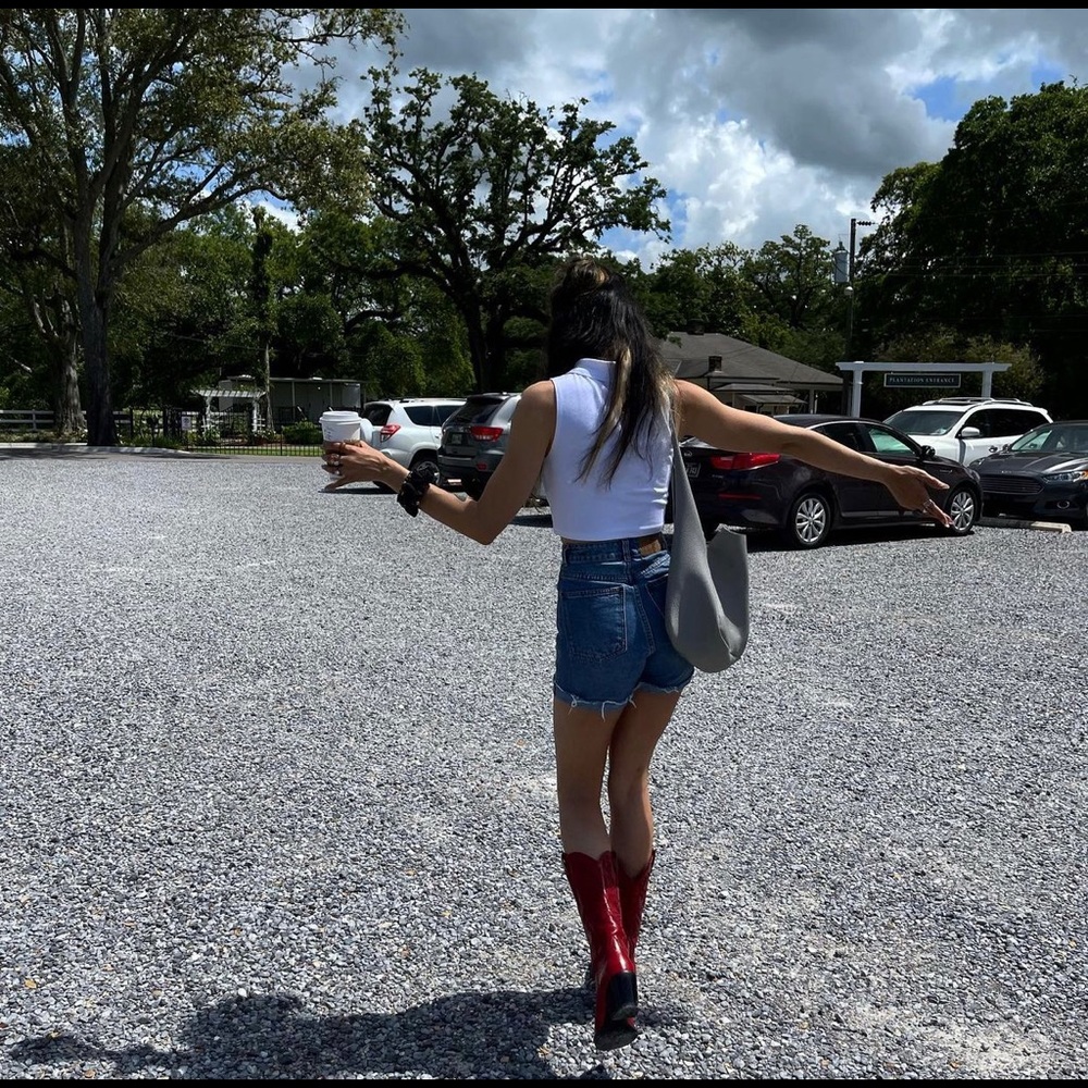Jeffrey Campbell Dagget Red Cowboy Boot